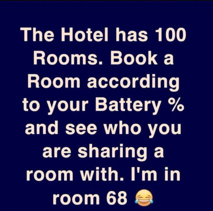 I'm in Room 77. You?
