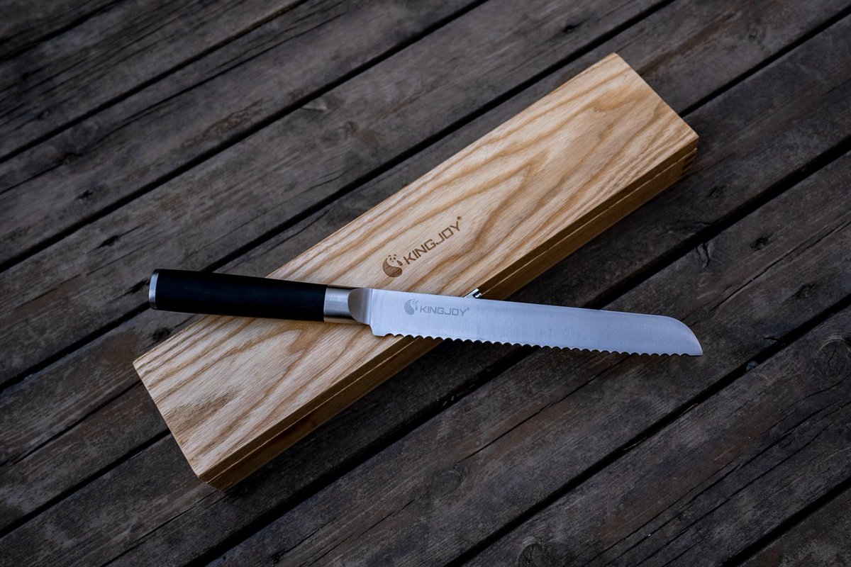 8-Inch Serrated Bread Knife
okingjoy.com/.../all.../pro…
#Okingjoy #Okingjoyknives #BestKitchenKnives #knifesMadeinJapan #BestKniveschefknife #bestchefsknife #beginnersguidetoknives #kitchenknife #japaneseknife #japaneseknifes #nakiriknife #chefknife #utlityknife #damascusknife