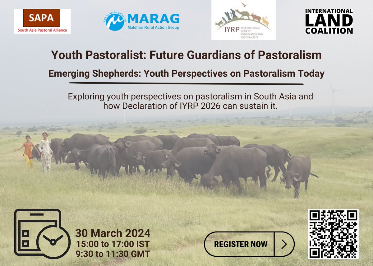 We are excited to extend to you a special invitation to a significant event that aims to shape the discourse on the perspective of youth pastoralists in the current landscape and its connection to modern pastoralism. a 🧶