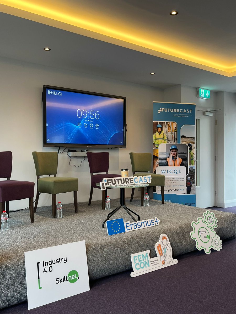 Good luck to Futurecast, who are hosting the FEMCON - Women in Construction event today in Manorhamilton, Leitrim. Lola is there on behalf of Momentum, and we're looking forward to hearing all about it. 
Find out more about the project: femalesinconstruction.eu
