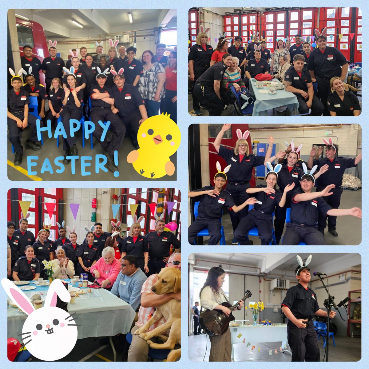 🚒@LFBFireCadets Lucas stole the show at this years #Acton’s Easter elderly tea party!! A big thank you to all our ever so supportive Cadets for all you do for us!! Wishing you a lovely Easter & see you soon!🐣🐰🎉❤️🥰 #LFB