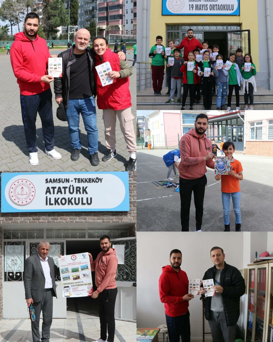 GSB_TekkekoyGM's tweet photo. #MerkezimHerYerde projesi kapsamında 19 Mayıs Ortaokulu ve Atatürk İlköğretim  Okulu QR Kod tanıtımımızı yapıp, miniklerin yüzlerini boyadık. 😎🥳 https://t.co/x8jCLI2dSd