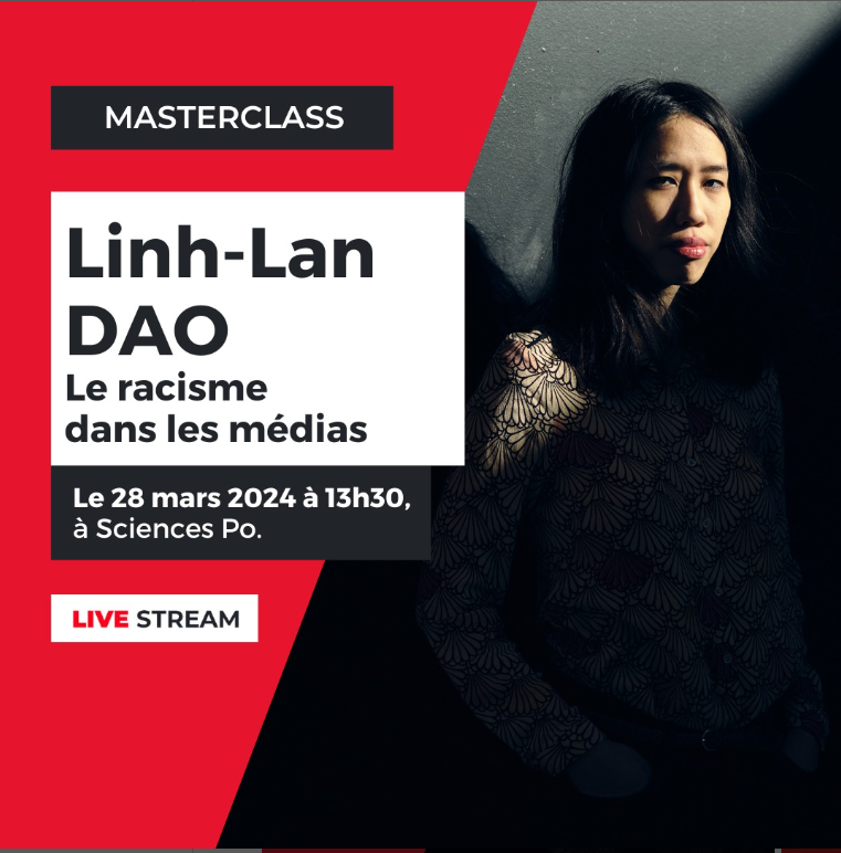 Un grand jour ! Aujourd'hui à 13h30, je donne une masterclass à @sciencespoEDJ sur le 'Le racisme dans les médias', en tant que porte-parole d'@AJARacisees (Association de Journalistes Anti-Racistes et Racisé.e.s) 🔴A suivre en direct sur Youtube. youtube.com/watch?v=Ryz9tZ…