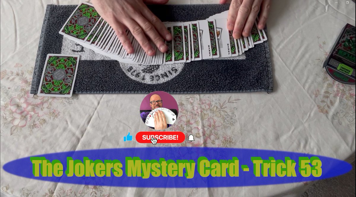 ChrissMagic1's tweet photo. 🚨Remember to check out https://t.co/IMJAV5Xj1d🚨

For the new trick #magic #magician #joker #mystery #cardtrick #cardmagic #magictrick #beginnermagic #tutorial #magictutorial #cardtutorial #sleights https://t.co/fZwtXwRELz