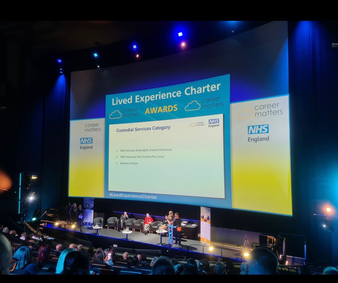 Last night at #LivedExperienceCharter 2024 Awards we were THRILLED to receive Gold Charter status from @NHSEngland & @CareerMattersUK 🎉 It recognises #WomenInPrison's open, inclusive recruitment of women with lived experience of the justice system - nothing about us without us!