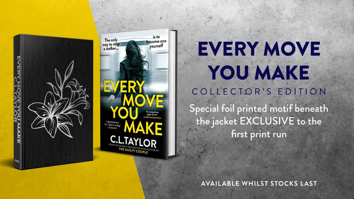 Your new obsession is here! Happy Publication Day to #EveryMoveYouMake by @callytaylor The gripping new psychological thriller from the multimillion copy and Sunday Times bestseller. Available to buy now in collector's edition hardback, ebook and audio!