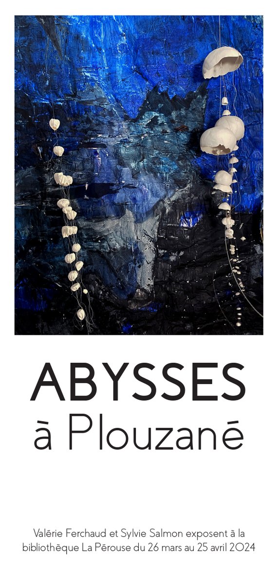 Il y a des #Bretons ici ? Passionnés par les #Abysses ?

Venez découvrir les regards croisés de l'exposition ABYSSES « Là où la vie s’invente » réalisée suite à une résidence au sein de 3 labos de l’Ifremer !

📍 Bibliothèque La Pérouse (29280 Plouzané)
📆 Jusqu'au 25 avril