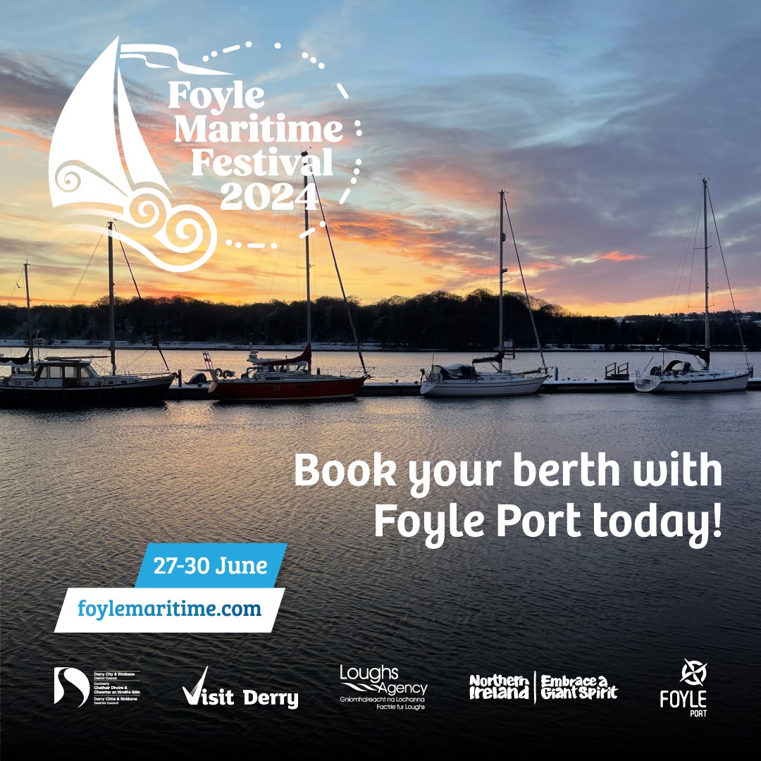 Are you planning to drop anchor at Foyle Maritime Festival this year? ⚓ Secure your berth by following the link below to ensure smooth sailing during your stay at Foyle Maritime Festival. 🌊⛵ pulse.ly/fd9wdltfq7 #FoyleMaritimeFestival #mygiantadventure