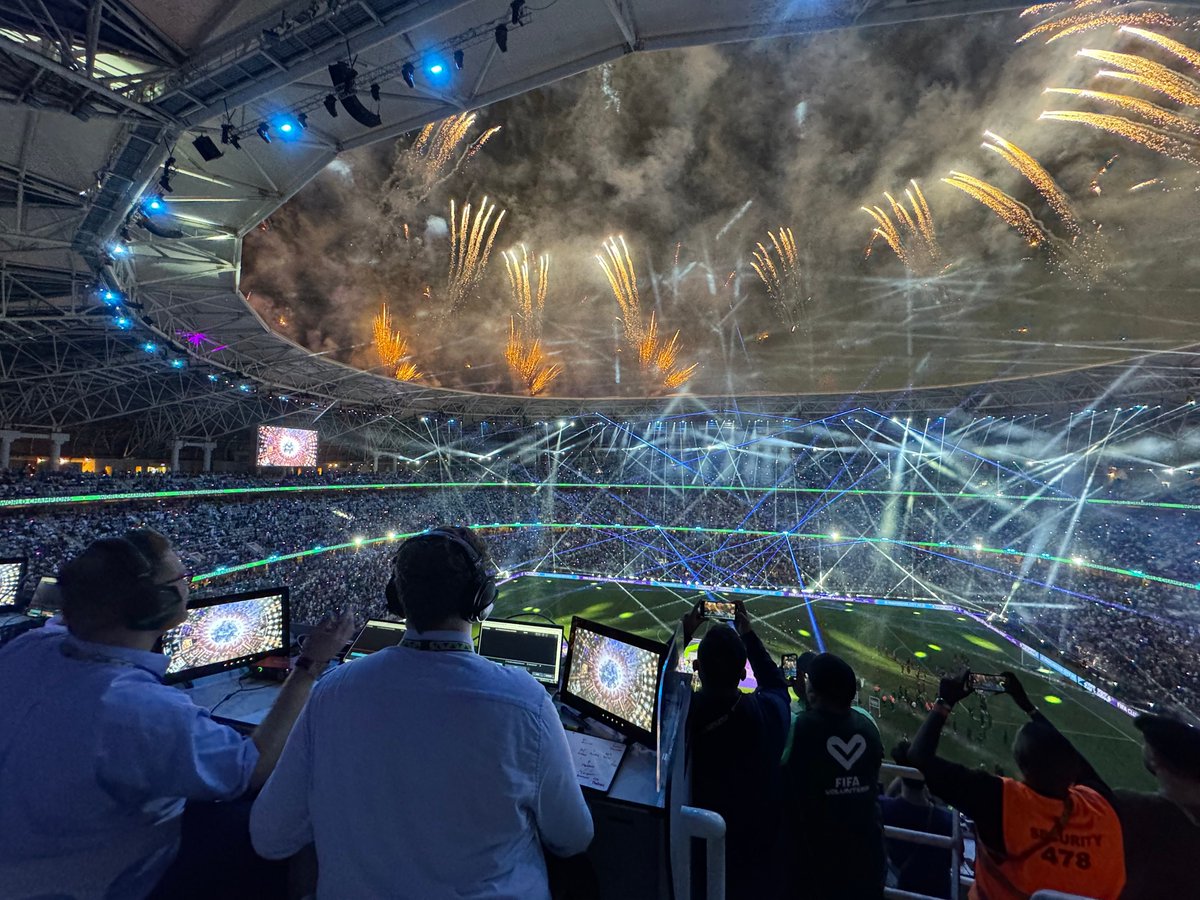 This week's #ThrowbackThursday reminisces on our coverage of the FIFA Club World Cup in Saudi Arabia last December. Our team delivered Audio Description commentary alongside @cafefootball for 8 exciting matches from the quarters to the final. #ClubWorldCup