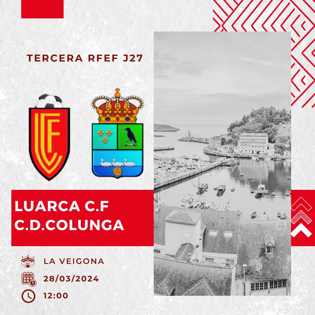 Ꭺ ᏢᎾᏒ ᎬᏞ ᏢᎪᏒᎢᎨᎠᎾ💪

🏆 Tercera RFEF - Jornada 27
🆚 <a href="/luarca_cf/">Luarca CF</a> 
📅 Jueves 28
🕐 12:00h
🏟️ La Veigona
📍 Luarca

#avanticolunga🔴🔵⚽️ #cdcolunga