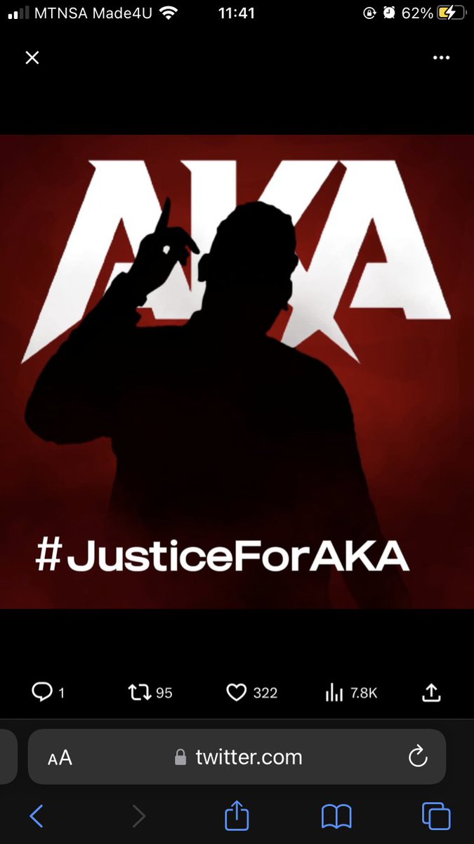 No retreat, No surrender. Shaky voices, sweaty palms. #JusticeForAKA will prevail 🙏🏾