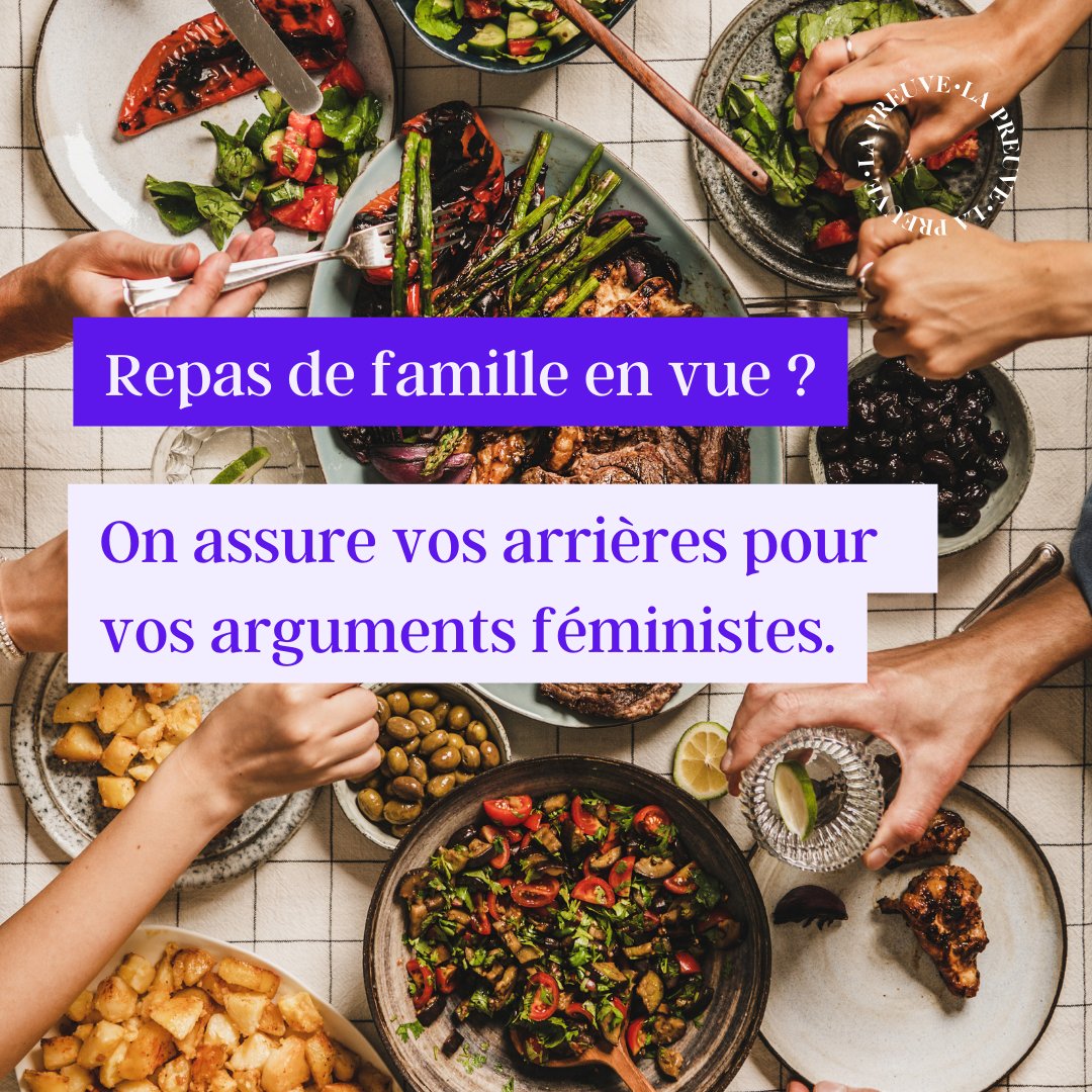 Pour ce #weekend, on vous souhaite du chocolat et des repas apaisés en famille. 💌 Et juste au cas où : pensez à vous abonner à notre newsletter La Preuve, qui vous fournit tous les chiffres pour soutenir votre argument féministe ! 👉 lesglorieuses.fr/les-newsletter…