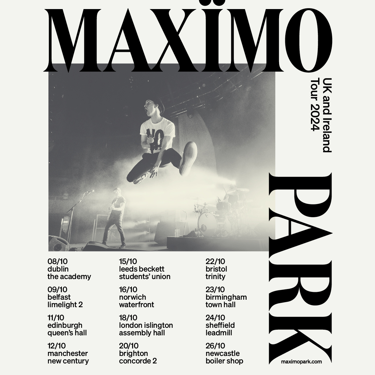 ON SALE @maximopark - Fri 18 Oct As a band, Maxïmo Park aim to produce songs that are hooky, melodic, and memorable, and are constantly influenced by a plethora of diverse genres. Tickets orlo.uk/LmeZo #maximopark #newshow #concert #islington #livemusic #liveinlondon