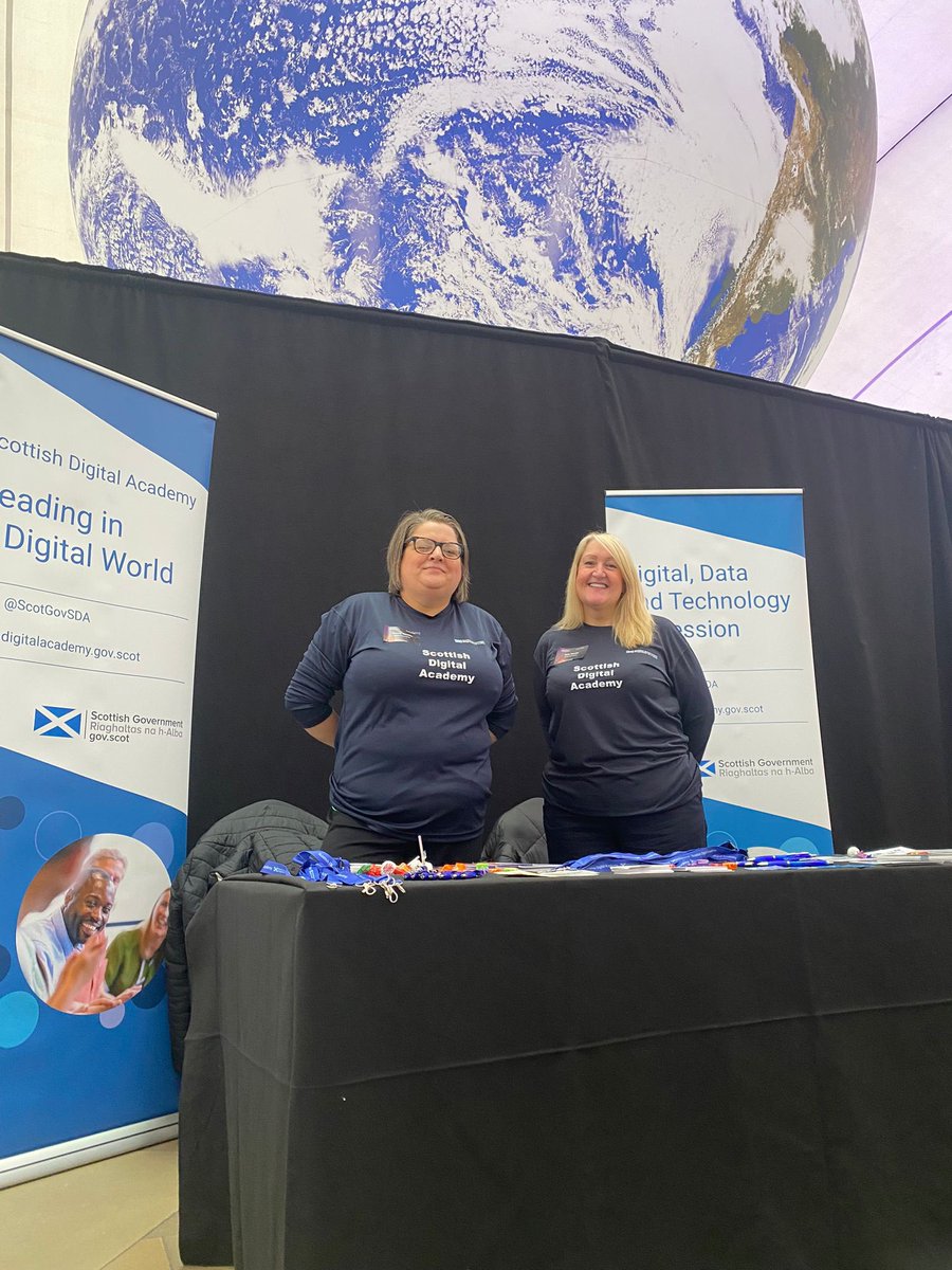 Scottish Digital Academy (@scotgovsda) on Twitter photo Our team is on stand at the <a href="/Scottish_AI/">Scottish AI Alliance</a> summit - come and speak to us about digital capability across the public sector #ScotAISummit Our team is on stand at the <a href="/Scottish_AI/">Scottish AI Alliance</a> summit - come and speak to us about digital capability across the public sector #ScotAISummit