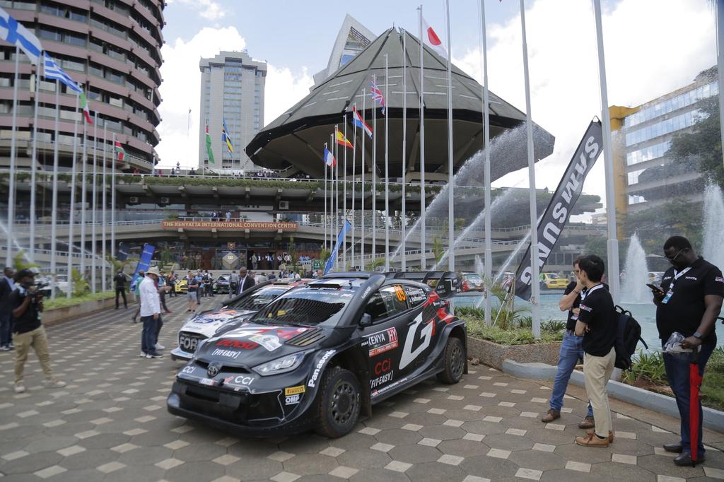 We were at the @KICC_kenya today ready for the official @wrcsafarirally flag off! Stay tuned! #ItsInOurDNA #CFAOMotorsDrivesKenya