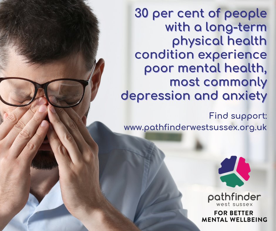 If you need mental health support, there are local sources ready to help. We’re here for you. If you're West Sussex based, Pathfinder West Sussex can help: lght.ly/n06mn4d Elsewhere in Sussex, get support here: lght.ly/024a59o #mentalhealth #physicalhealth