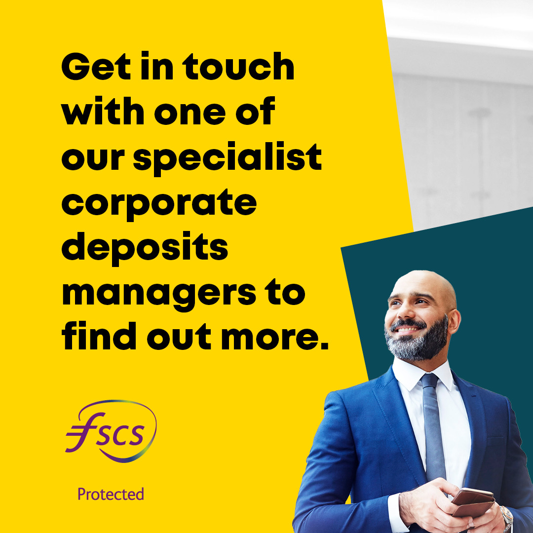 Our Corporate Deposit solutions are suitable for organisations looking to deposit £1 million or more. Competitive return rates on your deposits should be a given but it’s time to expect more. Find out more: aldermore.co.uk/savings-accoun… #BackingYou #Savings #CorporateDeposits