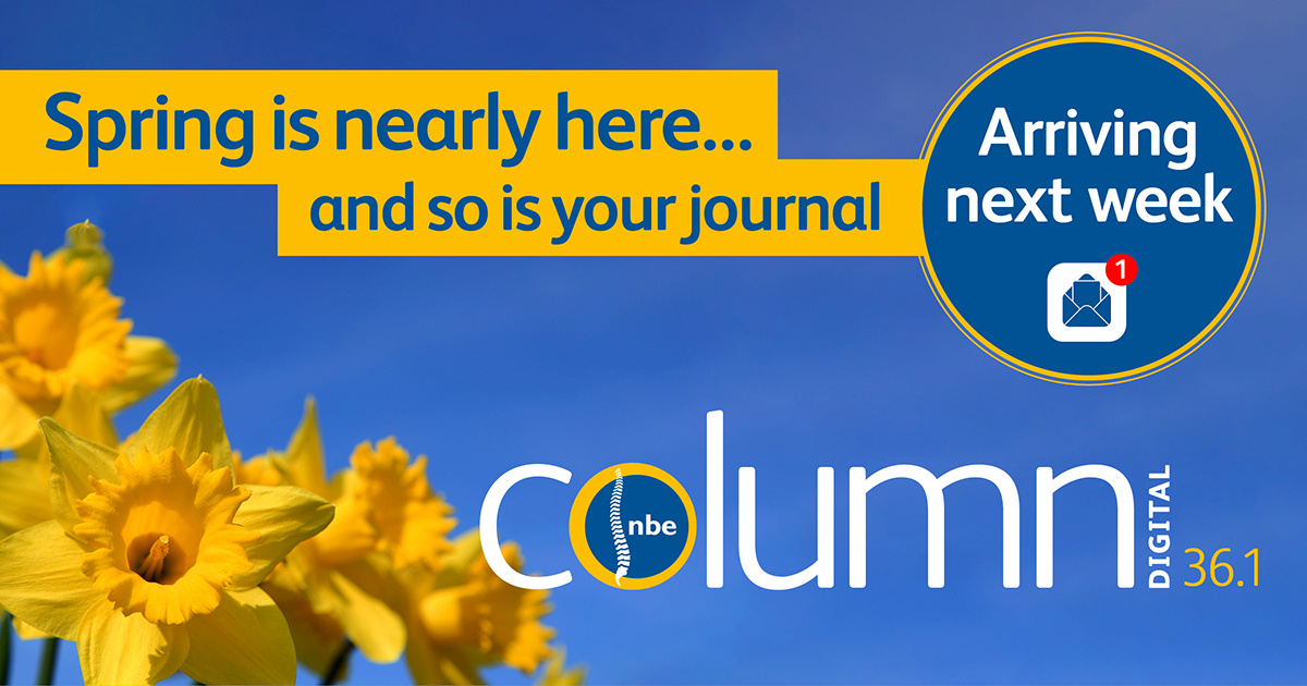 Keep your eyes peeled on your inbox next week for your first issue of column digital for 2024 🙌🏼… It’s going to be another packed edition with a great mix of news, articles and membership information. #NBECommunity #MovingAndHandling #ManualHandling #News #MemberBenefit