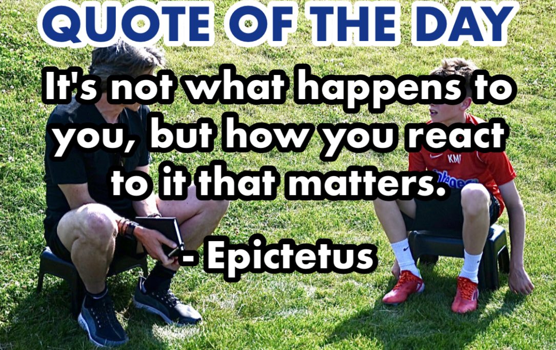 There will be setbacks, there will be times when things out of our control become obstacles BUT it’s how we react which is important 💪💙🔥🏆 #integerfootball #qotd #motivation