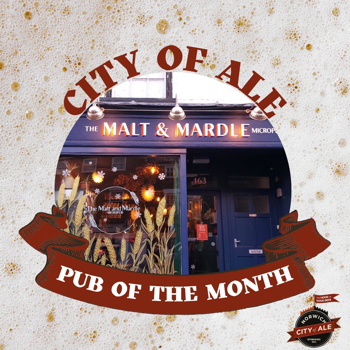 Pub of the Month: The Malt and Mardle! Teaming up with Humber Doucy Brewing Company, they brewed 'Pallis Pale Ale' to back the Queer Norfolk history project. 100% of sales support LGBTQ+ research, exhibitions, and education in Norfolk. 🏳️‍🌈 ow.ly/5swL50QYynV