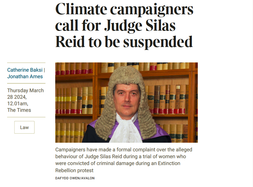 In @TimesLaw today 'the lady chief justice has “a duty of care to intervene as a matter of urgency to prevent further harm occurring to defendants, to juries and to the integrity of the criminal justice system'' bit.ly/3xoFjac