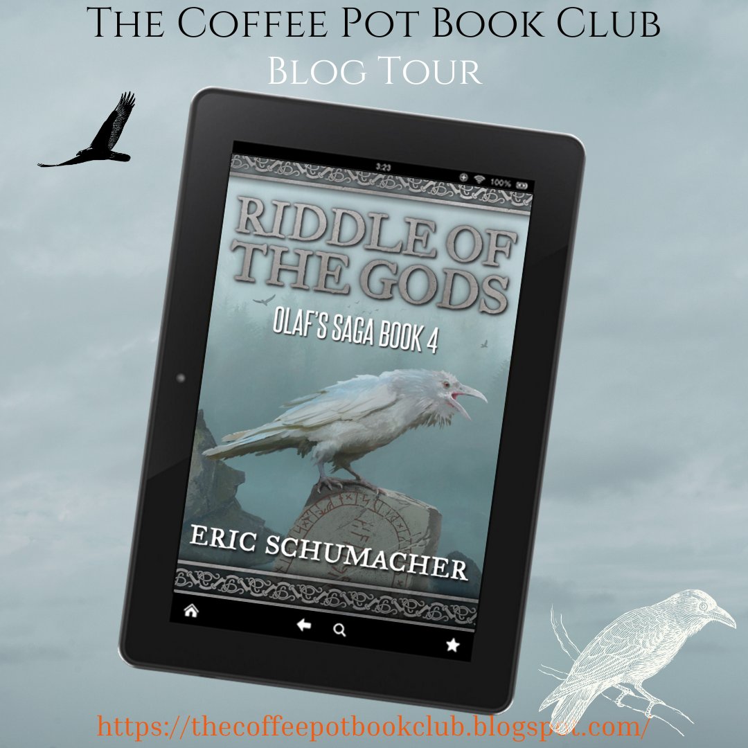 Cathie Dunn – historical fiction & history (@cathiedunn) on Twitter photo Welcome to Day 4 of our blog tour for
༻*·Riddle of the Gods·*༺
by Eric Schumacher!
Check out our tour stops today, sharing fascinating book spotlights and a wonderful new review!
thecoffeepotbookclub.blogspot.com/2024/02/blog-t…
#HistoricalFiction #NewRelease #Vikings #BlogTour
<a href="/DarkAgeScribe/">Eric Schumacher, Author</a> Welcome to Day 4 of our blog tour for
༻*·Riddle of the Gods·*༺
by Eric Schumacher!
Check out our tour stops today, sharing fascinating book spotlights and a wonderful new review!
thecoffeepotbookclub.blogspot.com/2024/02/blog-t…
#HistoricalFiction #NewRelease #Vikings #BlogTour
<a href="/DarkAgeScribe/">Eric Schumacher, Author</a>