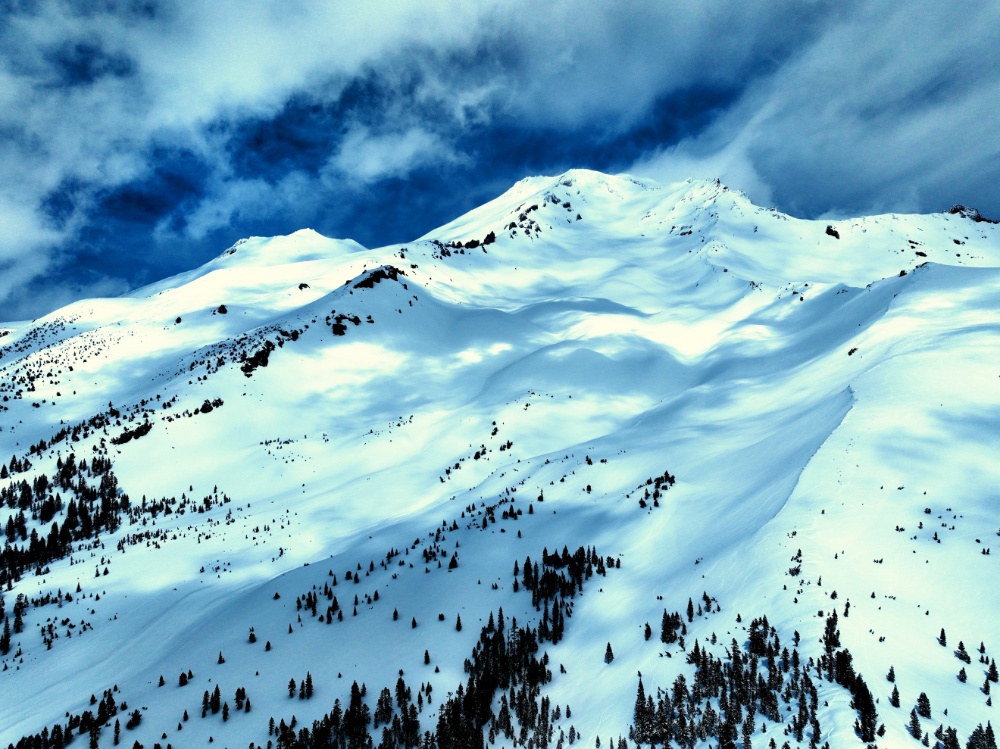 My son took a photo of Mt. Shasta California which is a dormant volcano with a glacier. fineartamerica.com/featured/mt-sh…