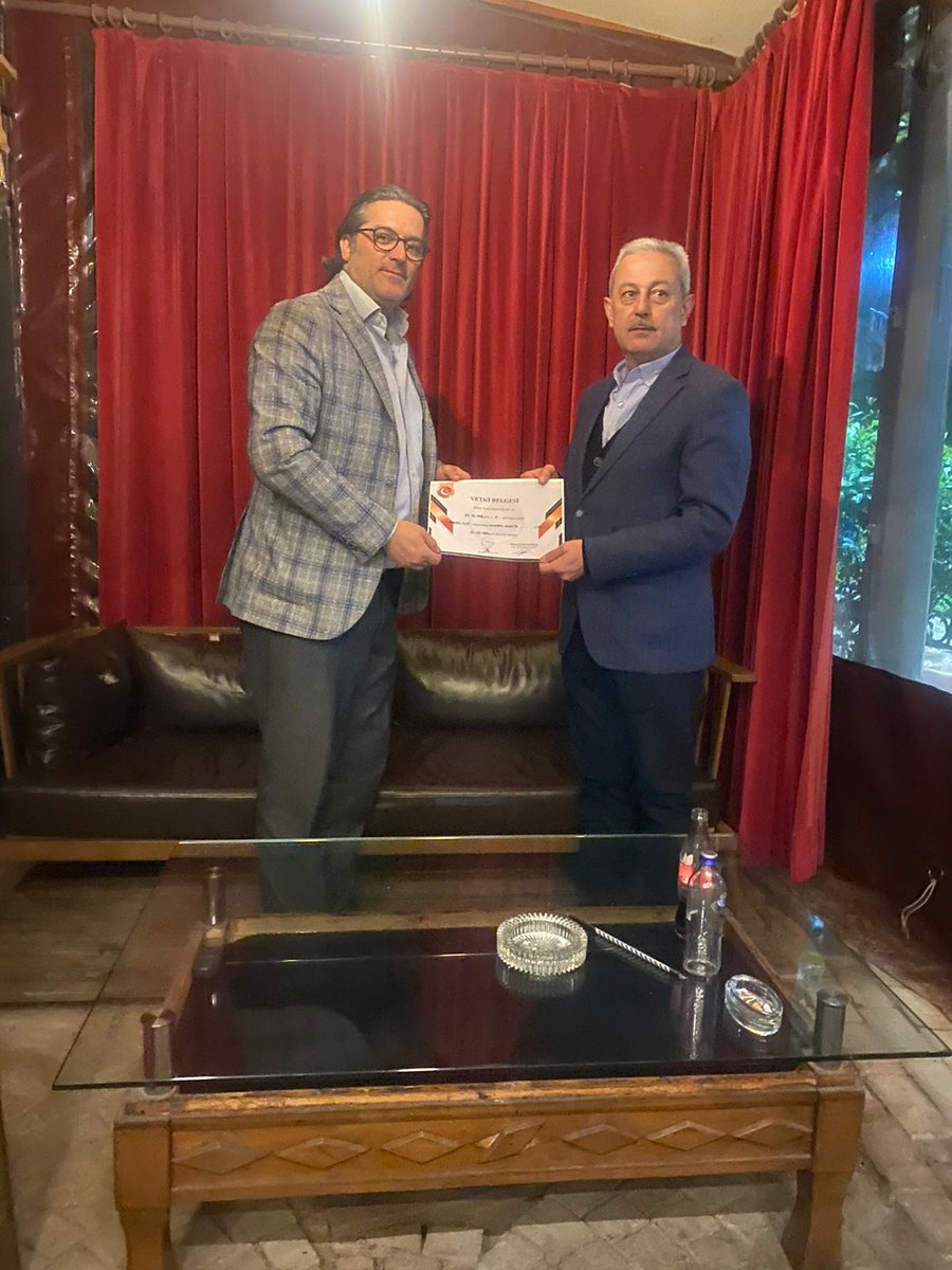 mstfakky81's tweet photo. @kartal_ilce
Başkanlığına şahsımı layık gören Sayın Genel Başkanımız @CelikIlkozen Başkanımıza teşekkür ederim bu kutsal görevi layığı ile yarine getireceğimden hiç şüpheniz olmasın.
Mazbatamızı Sayın İL Başkanımız Hacı Ali Tufan dan teslim aldık https://t.co/LPohCeTFJi