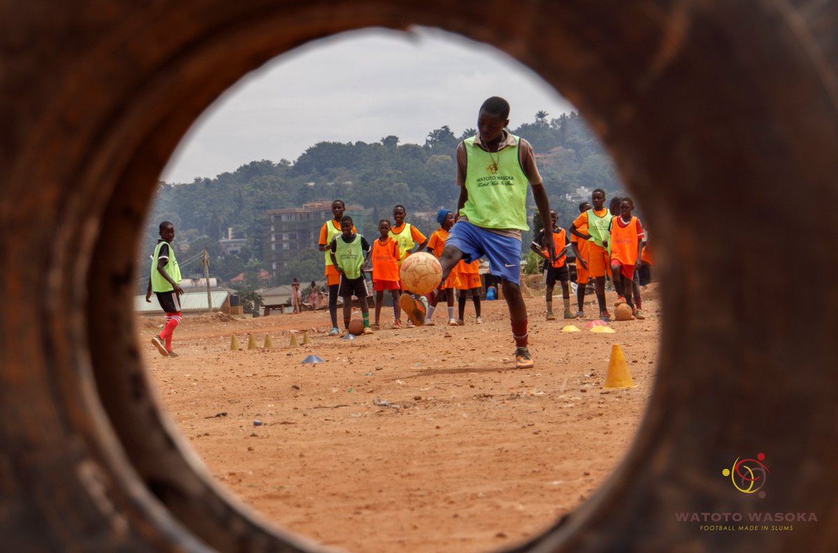 #TBT 

A #Football4WASH workshop in the slums of Kitintale with Kings of Kings Academy about toilet hygiene. 

#Football4Good #FootballForTheGoals