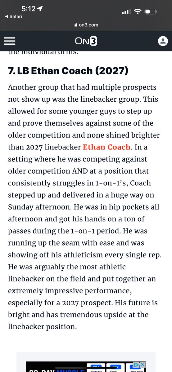 Once again thank you for ranking and writing about me. @ChadSimmons_ @On3Recruits @CodyBellaire @TheUCReport