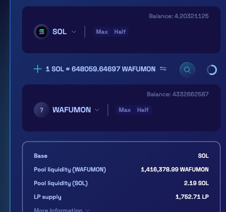 Ok kids looks like Waifumon Token Coin on <a href="/solana/">Solana</a> all set up with LP on @RaydiumProtocol finally! Also submitted to <a href="/coingecko/">CoinGecko</a> and <a href="/CoinMarketCap/">CoinMarketCap</a> . Any other ideas? Thanks for all advice and takin me into this  has been fun lol 🫡♥️🧚‍♀️🪙 - <a href="/AaronLeupp/">AaronLeupp.eth 🧚‍♀️</a>