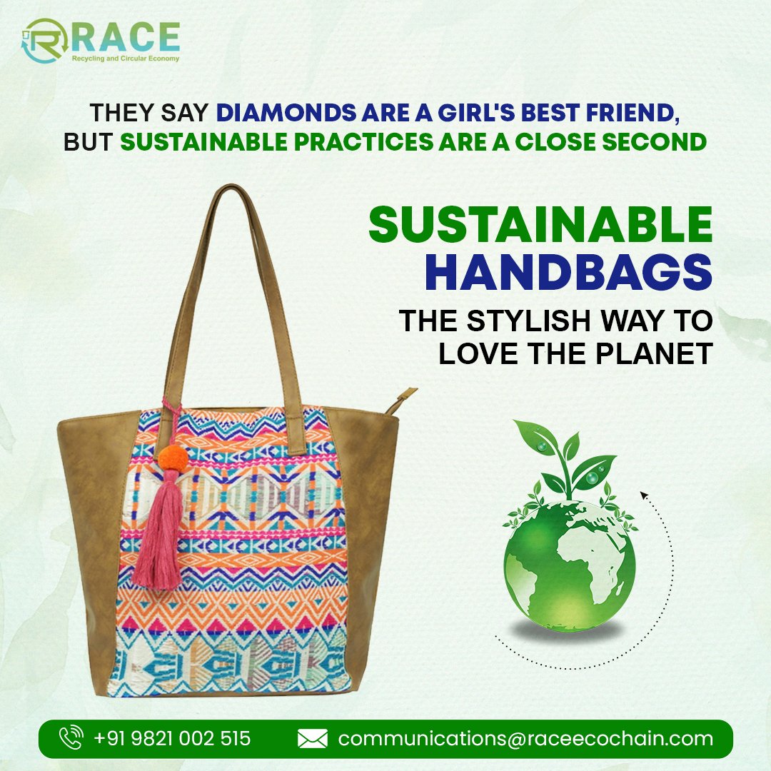 Sustainable handbags: The stylish way to love the planet. 💚

#sustainablefashion #ecofashion #ethicalfashion #slowfashion #consciousconsumer #ecofriendly #savetheplanet #sustainableliving #zerowaste #fashionrevolution #plasticrecycle #plasticrecyclé #plasticrecycles