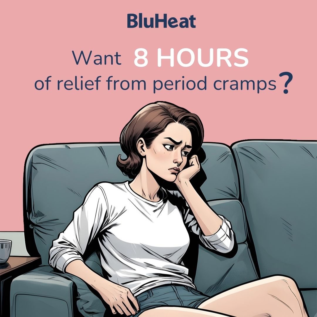 Bluheat's tweet image. Experience the ultimate comfort with CrampCare patches – the secret to 8 hours of cramp-free bliss!
Peel, stick, and say goodbye to period pains. Grab yours now from our online shop!
.
.
#BluHeat #CrampCare #BluHeatCrampCare #Periods #PeriodRelief #PeriodCarePackage #India