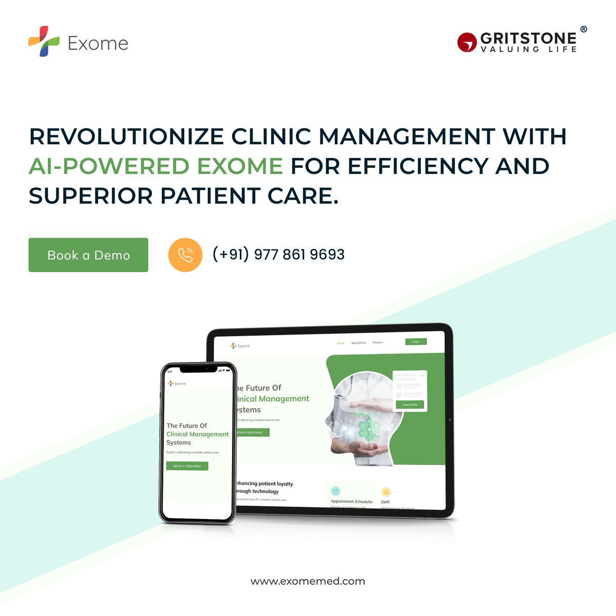 ExomeMed's tweet photo. Celebrate World Health Day with us.
Explore our cutting-edge AI-driven patient management system and experience the future of healthcare.
Get an Expert Technology Consulting Demo.
Book Now at https://t.co/brkcHziV02 https://t.co/IJwlpjjTmu