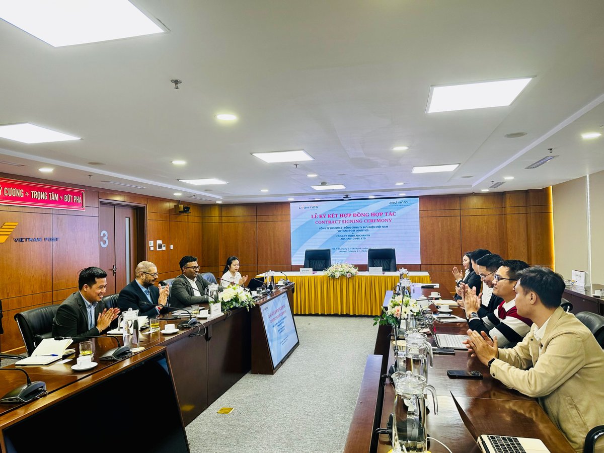 We're still reliving this moment! 🇻🇳✨

Last week, Anchanto and Vietnam Post Logistics came together in Hanoi for a signing ceremony. 🤝

Here's a glimpse of the event where we officially embarked on a journey to revolutionize Vietnam’s logistics industry. 🚀

#Partnership