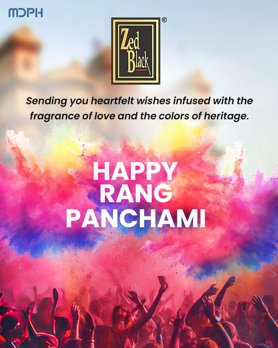 Sprinkle the colors of joy, laughter, and love in every corner of your life this Rang Panchmi.

#HappyRangPanchami #FestivalOfColors #CelebratingRangPanchami  #JoyfulRangPanchami #SplashOfColors #Zedblack #MDPH #IncenseSticks #MSDhoni #PrarthnaHogiSweekar