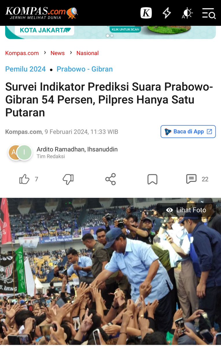 indikatorcoid's tweet photo. Masih teringat pas rilis survei ini Mimin kena maki-maki netizen. Hasil akhirnya malah jadi 58% 😆

@BurhanMuhtadi https://t.co/l1Vzld0pab