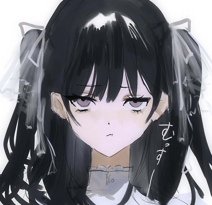 「black hair pout」 illustration images(Latest)
