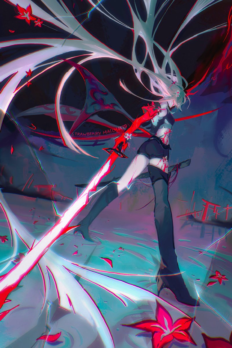 sberrymacchiato's tweet photo. all returns to nihility 
 #acheron #HonkaiStarRail https://t.co/fMo03vTul4