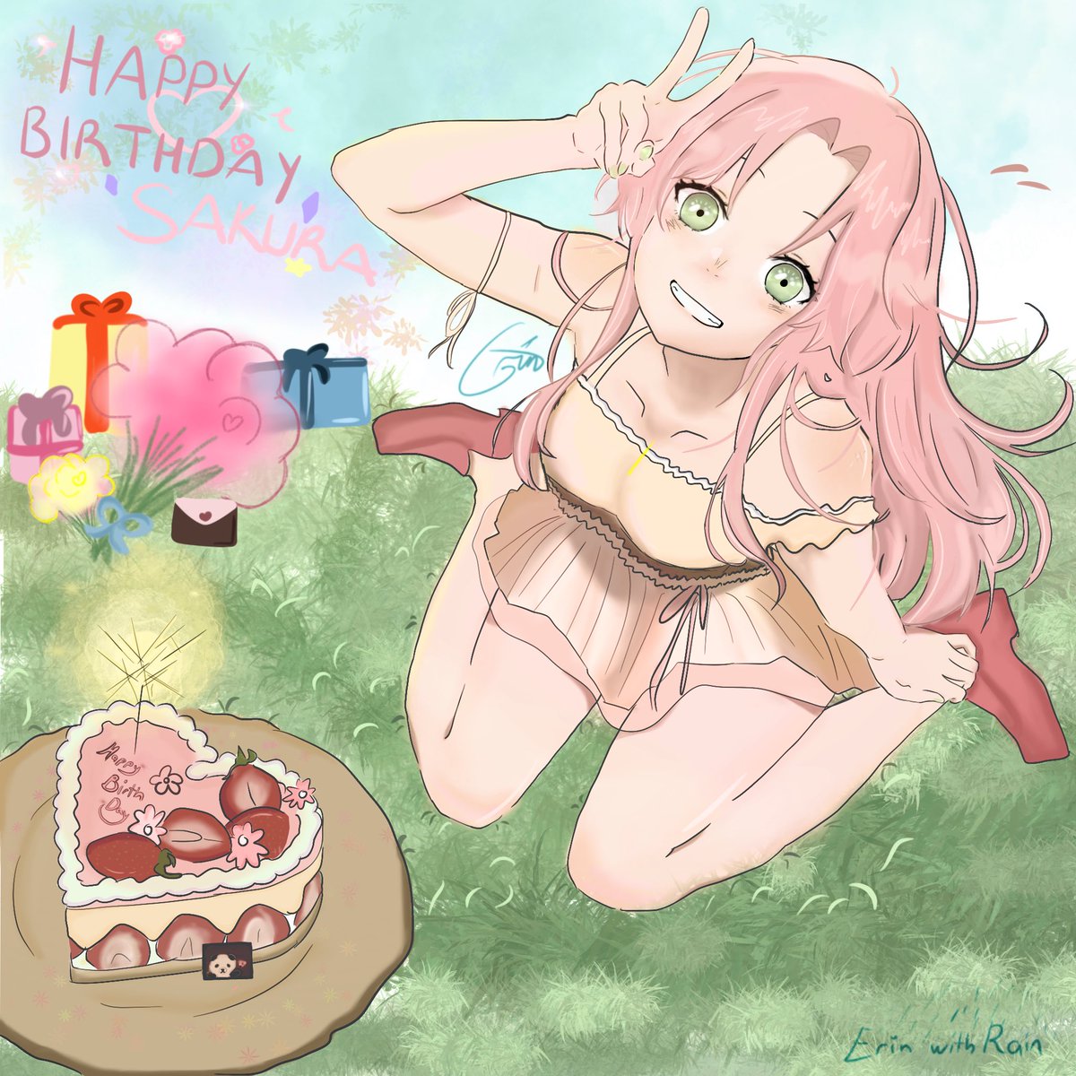 ErinWithRain's tweet photo. Happy birthday Sakura!🥳🌸🩵🩷🤍
You will bloom as a beautiful flower. (ino did her nails😼)
#春野サクラ誕生祭2024 #sakuraharuno #Sakura #SakuraUchiha #SakuraWeek23 #sakuraweek24 #NARUTO #SakuraFestival https://t.co/OvhQ0EnoyE