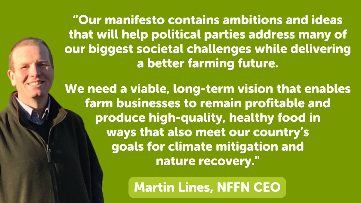 📢 Today we unveil our 2024 manifesto 📢 We are calling for the next UK government to support a secure food and farming system that delivers for all 🌾 Read our seven key asks ➡️ ow.ly/whNV50R23QH #generalelection2024 #2024manifesto #FieldOfView