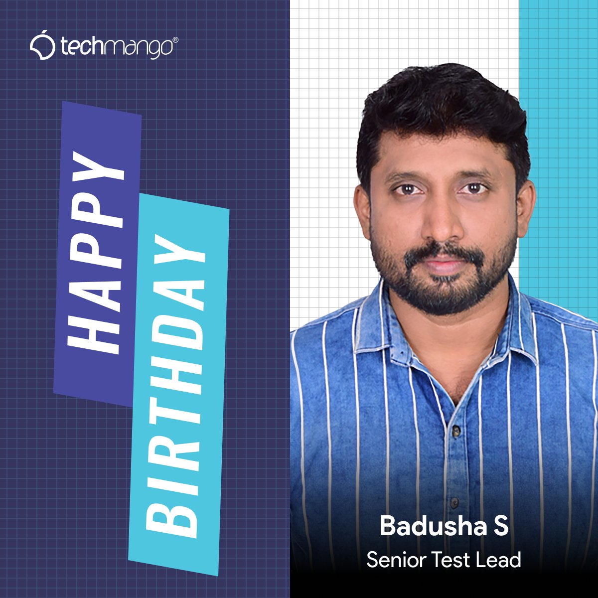 Techmango Wishes Happy Birthday to Badusha Cheers to another fantastic year ahead! May this birthday be the start of your greatest, most wonderful journey yet. Have a fantastic day! #happybirthday #birthdaywishes #birthdaycelebration #birthdayparty #birthdaycheers