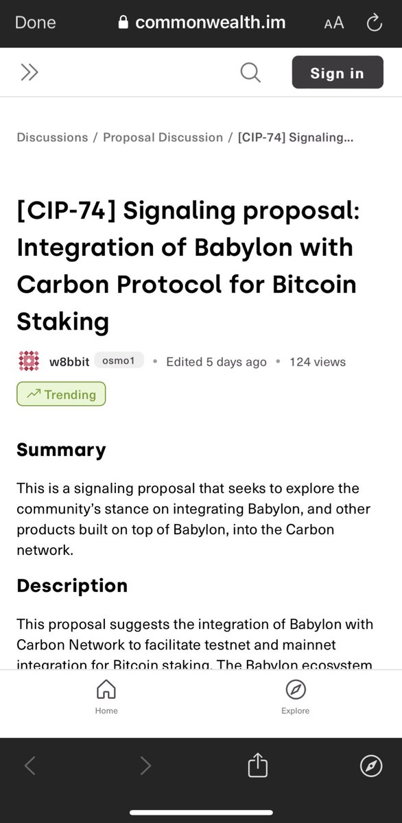 Something sweet cooking with @0xcarbon 🧑‍🍳 

$DMX $SWTH #Demex #babylon #Bitcoin $BTC