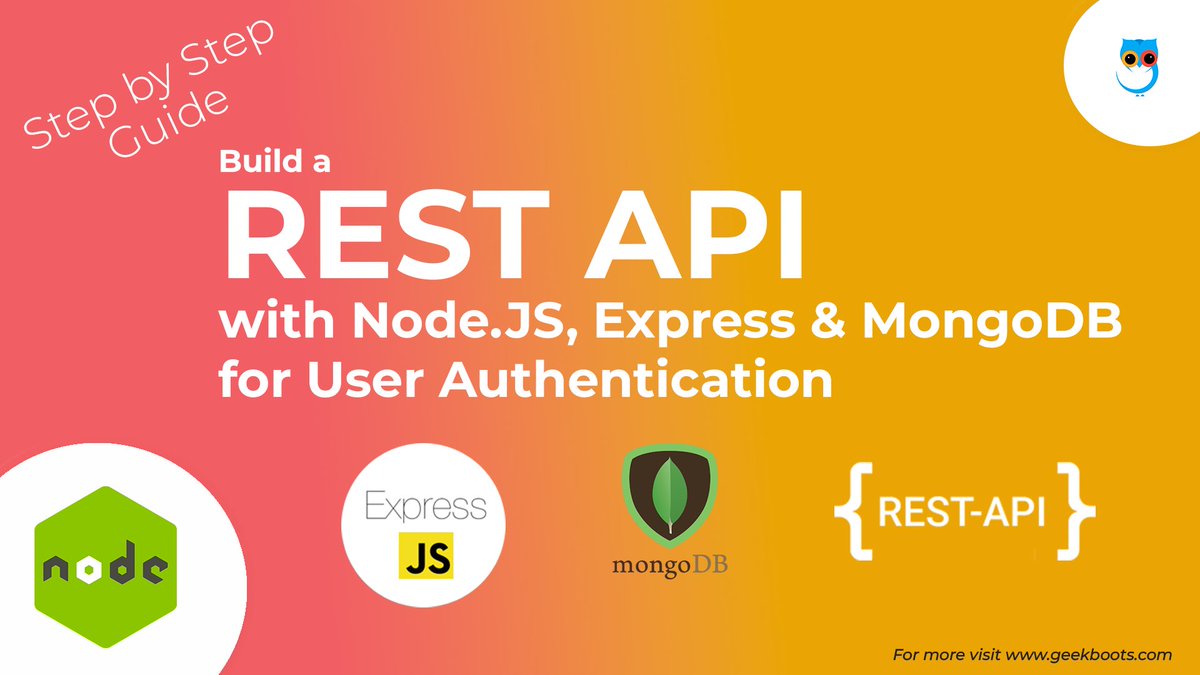 Building a REST API with Node.js, Express, MongoDB & Server-Side Validation | Geekboots Full Video: youtu.be/4hrjP1heofk HTTP Response Codes: geekboots.com/story/various-… #restapi #nodejs #express #mongodb #webdevelopment