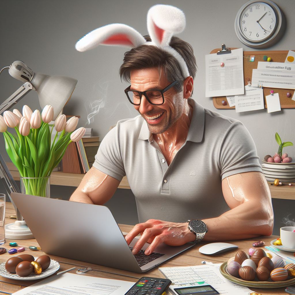 WarrenLNaida's tweet image. Countdown to the long easter weekend! Last class of the week today. Weekend website building. How are you celebrating? Have a great baby Friday! #EasterTech