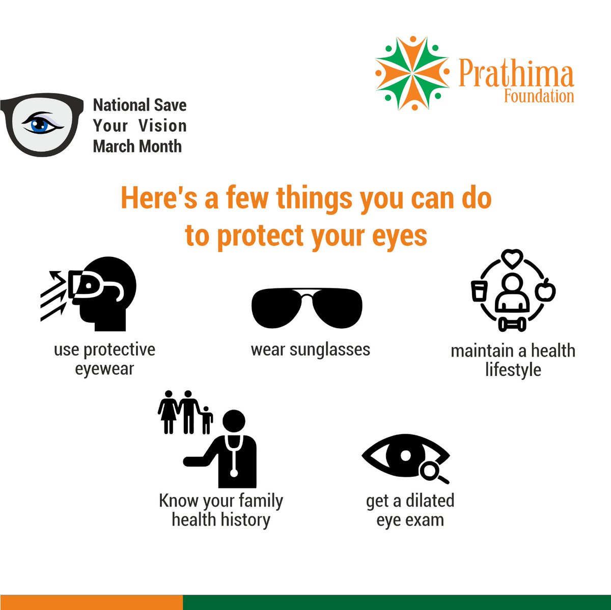 pra_foundation's tweet image. 𝐍𝐚𝐭𝐢𝐨𝐧𝐚𝐥 𝐒𝐚𝐯𝐞 𝐲𝐨𝐮𝐫 𝐕𝐢𝐬𝐢𝐨𝐧 𝐀𝐰𝐚𝐫𝐞𝐧𝐞𝐬𝐬 𝐌𝐨𝐧𝐭𝐡!

Here's a few things you can do to protect your eyes

#SaveYourVision #VisionAwareness #EyeHealthMatters #ProtectYourEyes #VisionCare #HealthyEyes #EyeSafety #prathimafoundation #prathima #PF