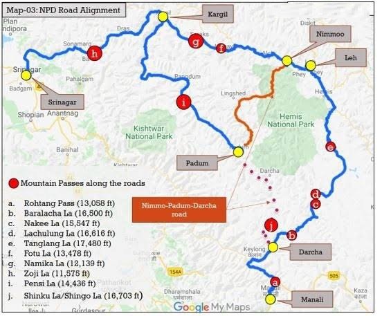 NEWS: Border Roads Organisation (BRO) Recently opened the strategic Nimmu-Padam-Darcha road in Ladakh, linking Manali to Leh via Darcha and Nimmu on Kargil – Leh Highway. This 298-km road, with just one pass, Shinkun La, ensures all-weather connectivity. DG Lt Gen Raghu…