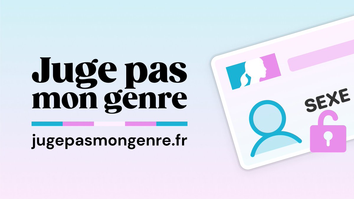 GROSSE ANNONCE Aujourd'hui, on vous présente « Juge pas mon genre », la nouvelle campagne de Toutes des Femmes pour le changement de sexe à l'état civil libre et gratuit pour toutes les personnes trans en France. Pourquoi lancer cette campagne maintenant ? 👇 #JugePasMonGenre