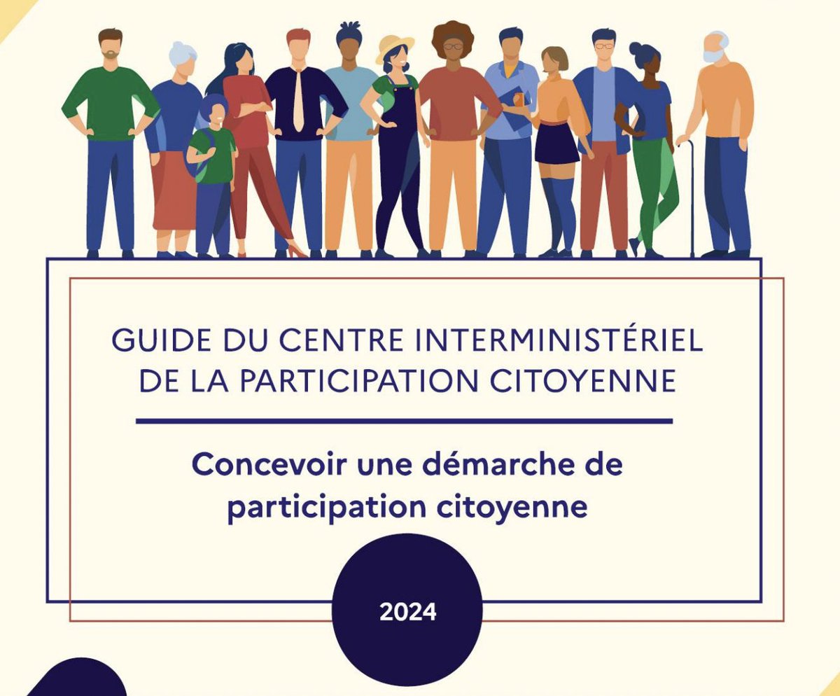 Pierre Bergmiller (@bergmiller) on Twitter photo 🗣️Le guide <a href="/_DITP/">Transformation publique</a> "Concevoir une démarche de participation citoyenne" mis à jour.
💡Bonnes pratiques, astuces, points de vigilance, erreurs à éviter pour faire son
✅Cadrage stratégique
✅Cadrage méthodologique
✅Cadrage du suivi
#ComPublique #CivicTech
🔗modernisation.gouv.fr/outils-et-form… 🗣️Le guide <a href="/_DITP/">Transformation publique</a> "Concevoir une démarche de participation citoyenne" mis à jour.
💡Bonnes pratiques, astuces, points de vigilance, erreurs à éviter pour faire son
✅Cadrage stratégique
✅Cadrage méthodologique
✅Cadrage du suivi
#ComPublique #CivicTech
🔗modernisation.gouv.fr/outils-et-form…