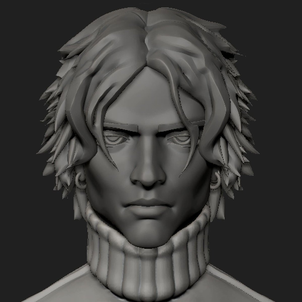 Practicing stylized face